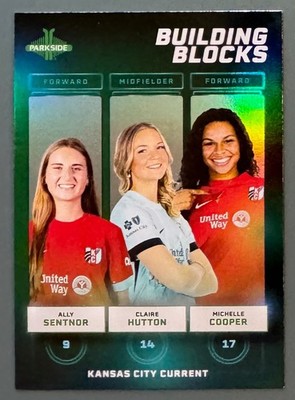 2025 Parkside NWSL Vol. 2 Building Blocks #6 - Cooper, Hutton, Sentor