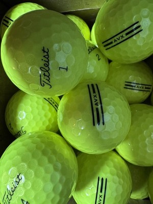 3 Dozen (36) AVX Yellow Golf Balls AAAAA Mint 5A! Titleist. Free Shipping!