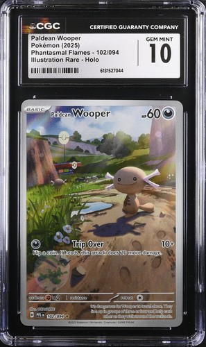 Paldean Wooper graded CGC 10 for sale on eBay