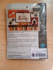 Dimensions "A Dogs Love Never Fails" Cross Stitch Kit