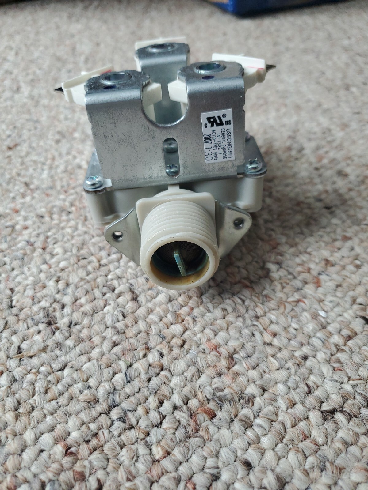 LG WASHER WATER INLET VALVE PART 5220FR2075L 33690233 5221ER1003A