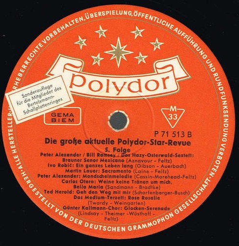 Various - Die Grosse Aktuelle Polydo LP Comp Mono Club Vinyl Scha - Bild 4 von 4