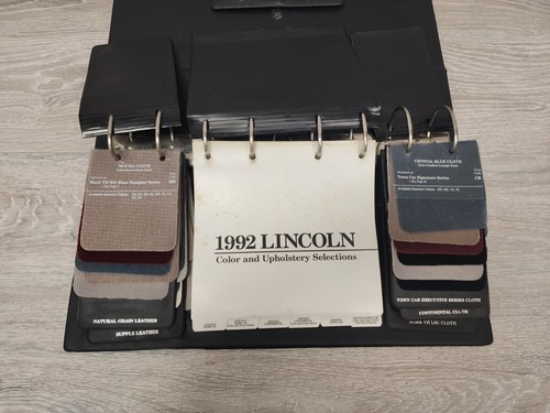 Carpeta de libros Lincoln 1992 vintage selecciones de colores y tapicería LEER - Imagen 15 de 23