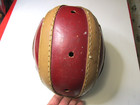 VINTAGE HUTCH H18 FOOTBALL HELMET LEATHER NO FACEGUARD ANTIQUE EXC RARE OLD SPOR — photo 5
