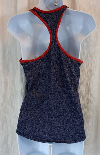 The Nike Tee Women's Atlanta Braves Tank Top Size M Athletic Cut Racerback - Picture 5 of 13