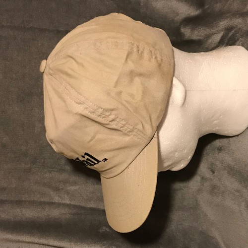 VTG Vail Colorado Black Mountains Ski Tourist Strapback Baseball Cap Hat Beige - Bild 2 von 4