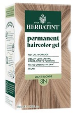 Image of Herbatint 8N Light Blonde Ammonia Free Hair Colour 170ml