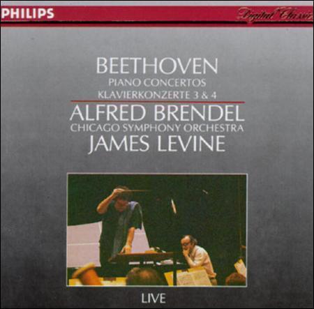 Alfred Brendel : Beethoven: Piano Concertos Nos 3 & 4 CD James Levine Live - Picture 1 of 1