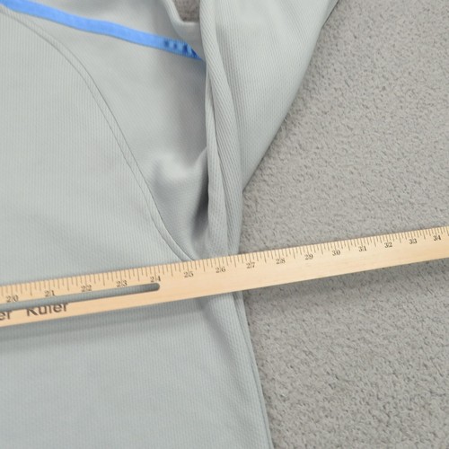 VINTAGE Jordan Jacket Mens XXL Grey UNC Blue Melo Zip Warm Up Hoodie Track Y2K - Picture 15 of 17