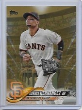 2018 Topps Series 2 Gorkys Hernandez Gold Parallel Card #/2018