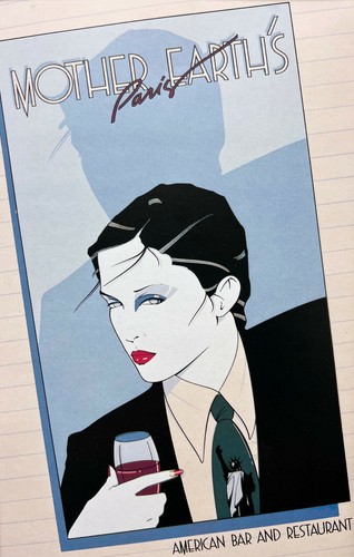 Patrick Nagel "Mother Earth’s Paris" (American Bar & Restaurant) CUSTOM FRAMED - Picture 2 of 3