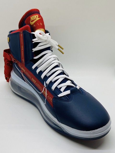 Nike Air Max 720 SATRN Saturn Basketball SNEAKERS Olympic Navy White Red Size 10 for sale online | eBay