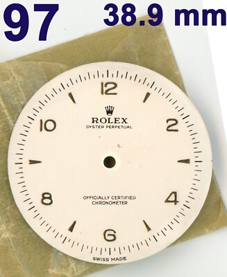 Dial  Rolex  38.9 mm Diameter  good  conditions 
