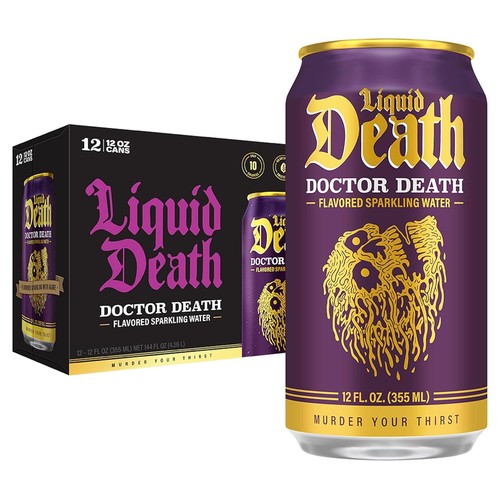 Liquid Death Flavored Sparkling Water Variety 12Pack 19.2Oz Cans - 第 19/22 張圖片