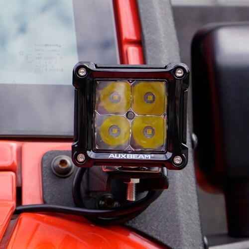 Auxbeam 3inch 40W Led Cube Square Led Light Pod Led Driving Fog Lights 6500K US - Picture 6 of 12