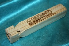 Solid Wood, Authentic Sounding Train Whistle, MPN 4218, Made in the USA
