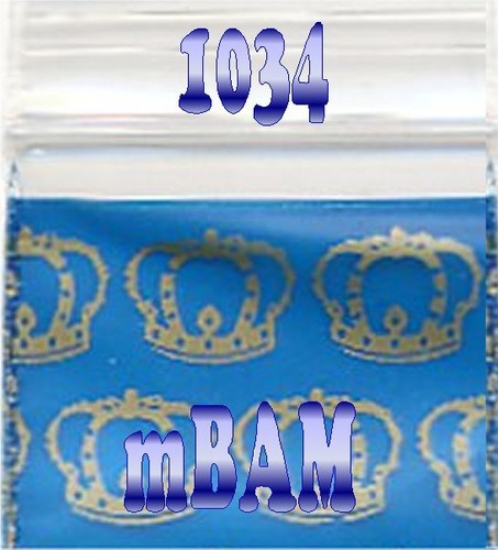 "Confezione da 100 ROYAL CROWNS 1010 Apple Zip Baggies 1.0x1.0" Mini BORSE POLI - Foto 10 di 12