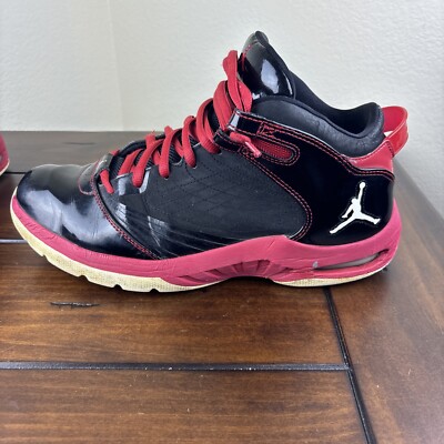 Nike Mens Air Jordan 12 New School Bred Black Red Basketball Shoes