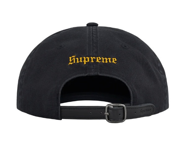 Bullion Dragon 6-Panel ブラック Supreme Bullion Dragon 6-Panel Black SS25 Twill New
