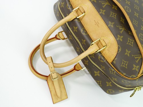 Louis Vuitton Deauville M47270 Monogram Canvas Handbag Brown - Picture 4 of 10