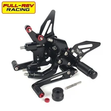 FULL-REV For DUCATI V2 PANIGALE 2020-2021 Adjustable Rearset Foot Pegs Footrests