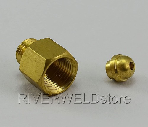 Adaptador conector de montaje de antorcha de soldadura TIG (M16 x 1.5 cambio 1/4G) - Imagen 6 de 6