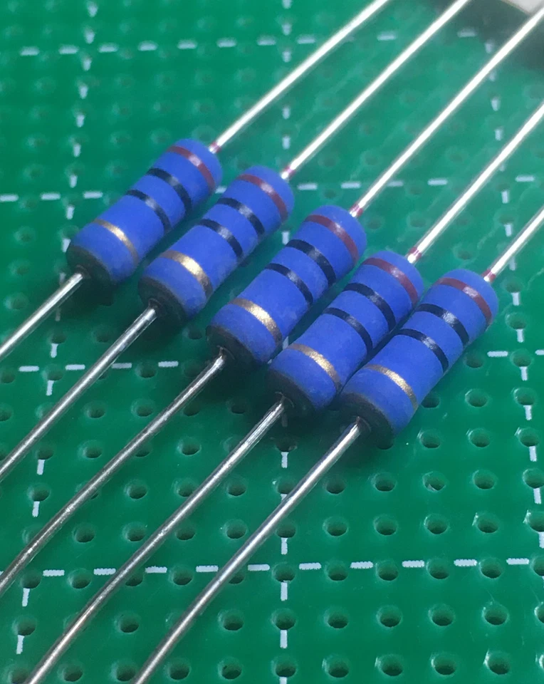 ROYAL OHM 5 Resistenze 20 Ohm 2W ±5% Power Metal Ø4x11mm ( 5 pezzi )