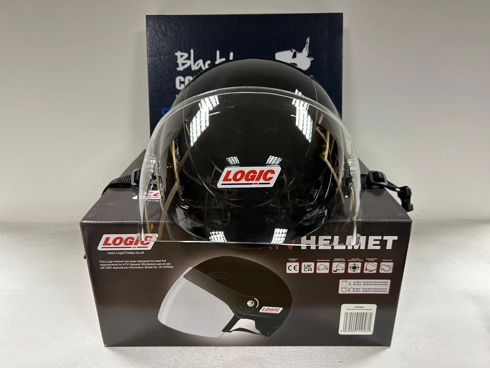 NEW LOGIC ATV / QUAD BIKE HELMET, SIZE LARGE / EX LARGE, PRICE INC VAT