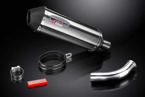 Kit silenciador de escape inoxidable óvalo X de 13,5" KTM RC390 390 Duke 2017-2020 sin cordones - Imagen 5 de 5