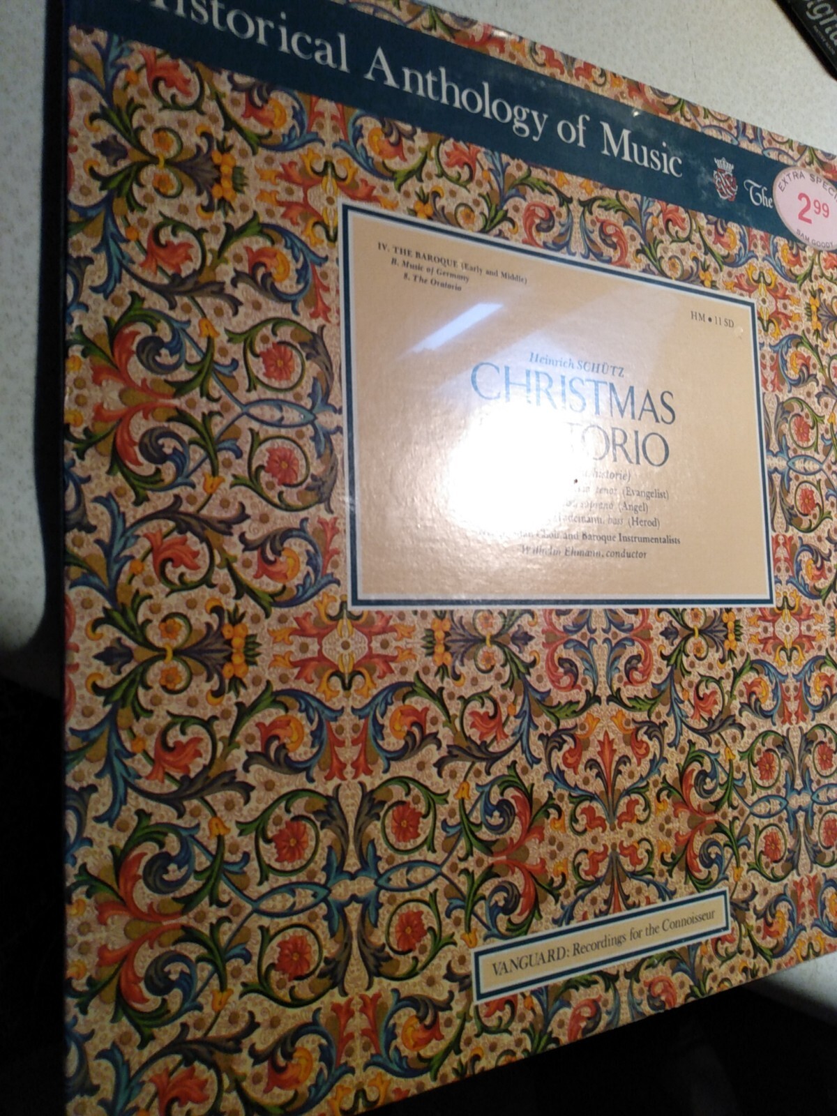 Heinrich Schutz - Christmas Oratorio - Bach Guild HM-11SD - 1972 Factory Sealed 