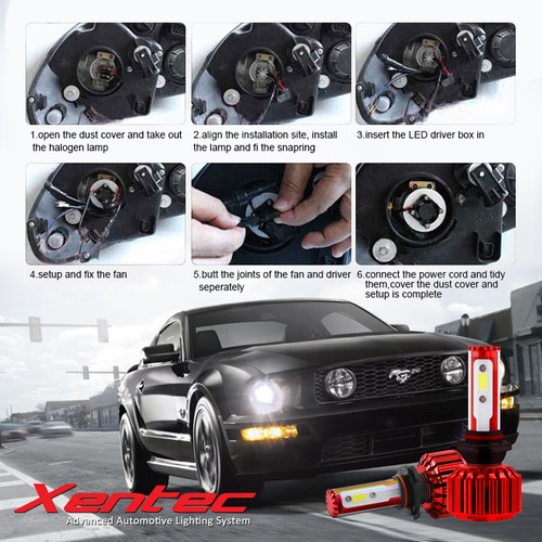 Xentec LED Light Conversion Kit H7 for Mercedes-Benz C350 CLK550 CLS550 C250 - Picture 6 of 12