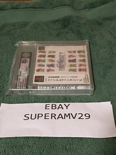 FINAL FANTASY V (PS1) JAPAN RELEASE (1998) VGA GRADED 85 ARCHIVAL CASE - Picture 6 of 12