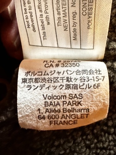 VOLCOM SAS BAIA PARKA (Mens Size XXL) - (A1731557) LIDWARD JKT - Picture 4 of 15