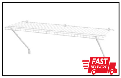 ClosetMaid Steel Wire Closet Shelf White Hardware 30 Lbs. Capacity 36 X 12 In.