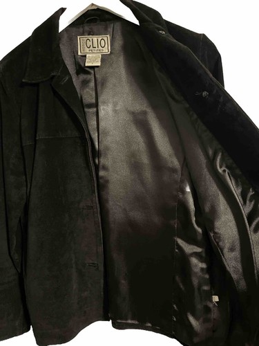 Clio Vintage Suede Jacket black 6p - Picture 5 of 8