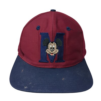 Mickey Mouse Snapback Hat Multi One Size Colorblock Goofy's Hat Co.