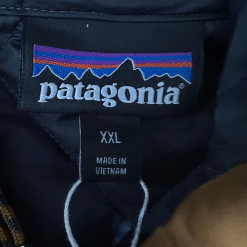Patagonia Men’s Diamond Quilted Bomber Hoody Jacket Mens 2XL Shelter Brown NWT - Picture 6 of 13