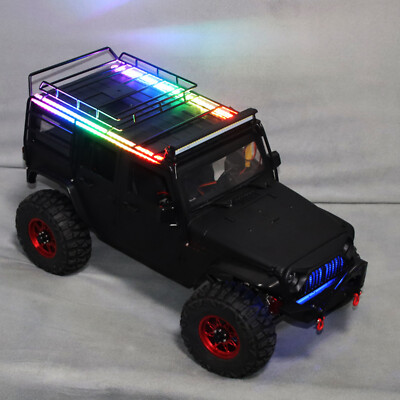 RC Auto Dach Leuchte 24 LED Licht Leiste für 1/10 RC Cler Axial SCX10 90046 V3U8 RC Auto Dach Leuchte 24 LED Licht Leiste für 1/10 RC Cler Axial SCX10 90046 V3U8