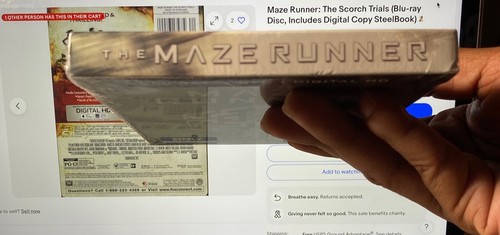 *NEU* MAZE RUNNER TRILOGY BLU-RAY/DVD/Active DIGITAL STEELBOOK COLLECTION - Bild 7 von 24