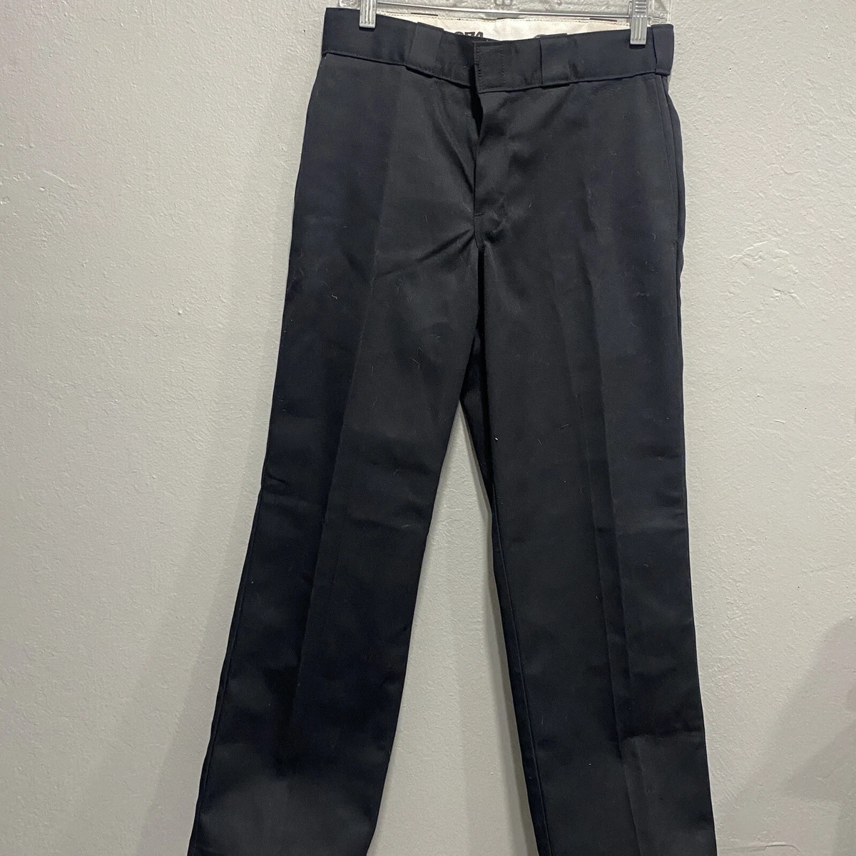 dickies mens pants 30x29 black 874 original fit pockets pantalones hombre s25