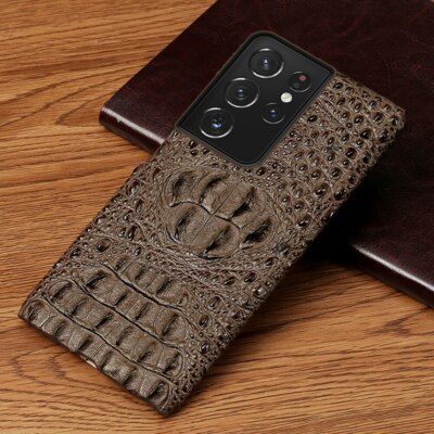 Crocodile Case Para Galaxy S21 Ultra For Samsung Galaxy S21 Ultra