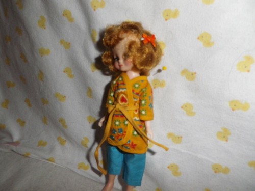 SIN MUÑECA ~ 1962-63 BETSY MCCALL Sweet Dreams Outfit Completo, 2 piezas, #123 - Imagen 3 de 8