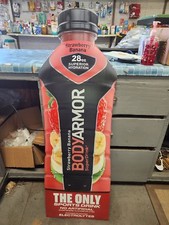 44x14.5 Body Armor Strawberry Banana SuperDrink Sign Advertising
