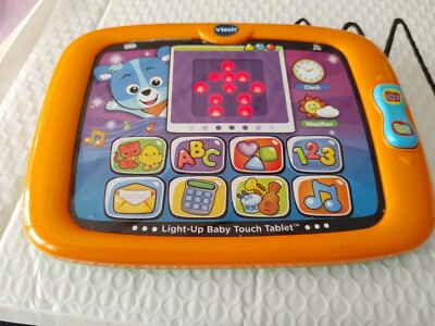VTech Bear's Baby Laptop in Pink- Tested & Works Preowned, Great Educational Toy