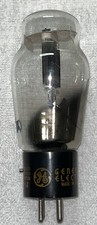 GE GENERAL ELECTRIC TYPE 10 VT-25 TUBE - FOIL GETTER - AMPLITREX TESTED 84% Gm