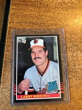 1985 Donruss Baseball # 36 Larry Sheets Rated Rookie RC