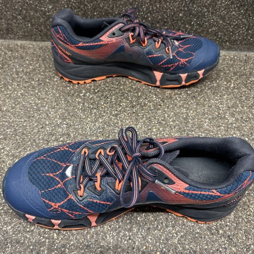Merrill Woman’s Sneakers 8 Agility Peak Flex Trail Hiking Light Wear Rim blue - Picture 2 of 8
