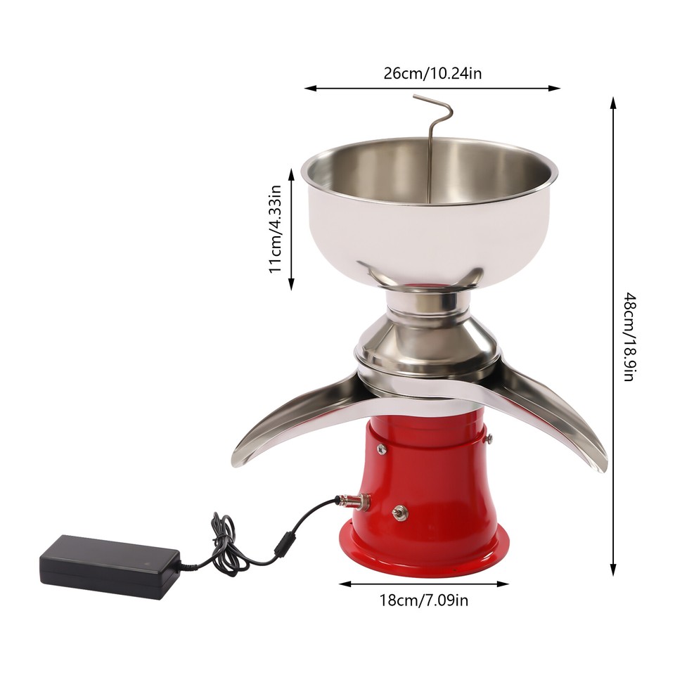 13.2 Gallons/h Electric Milk Cream Centrifugal Separator Milk Skimmer