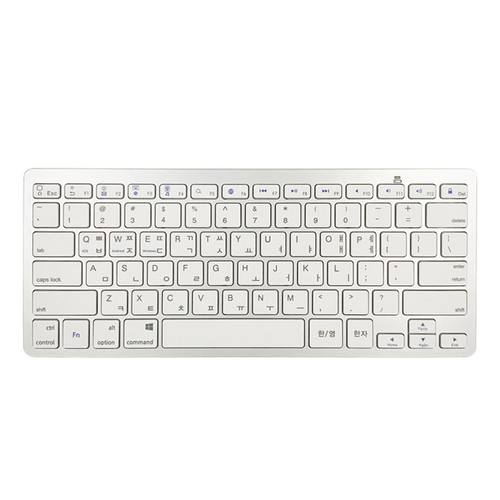 Portable Slim Korean 78 Keys Wireless Bluetooth Keyboard for Computer, - Picture 1 of 7