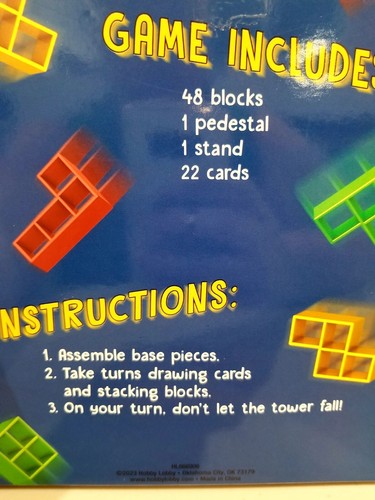 NEW in Box Stacking Game Toy 2-4 Players Ages 5+ HG - Picture 5 of 5